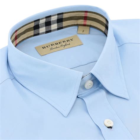 camicia burberry quadri blu|Camicie Burberry da uomo .